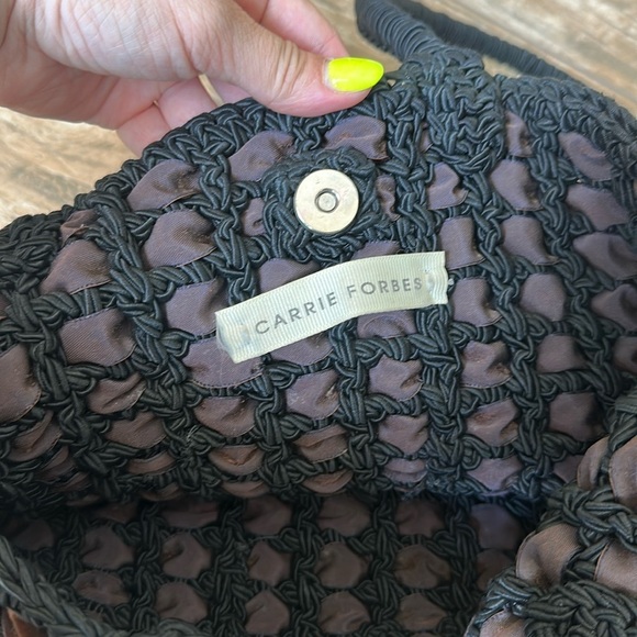 CARRIE FORBES woven velvet tote BAG - Picture 6 of 6